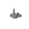 Screw with fied ring M6x20mm, (100 pieces)