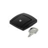 Lockable Draw Bolt, Black