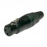 XLR Cable Female 3 pin, Black